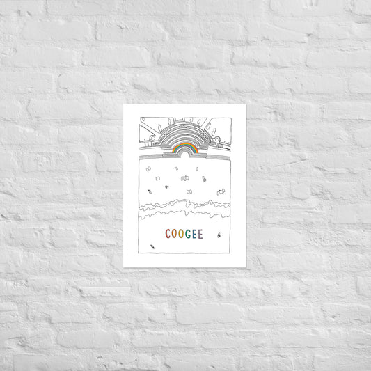 Coogge Beach Poster - Rainbow