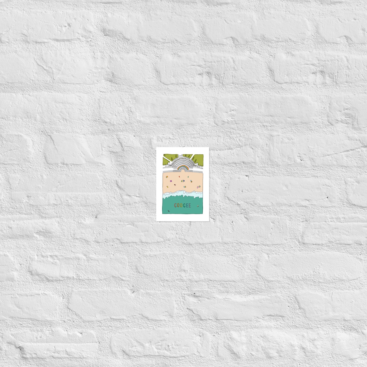 Coogee Beach Poster - Colour