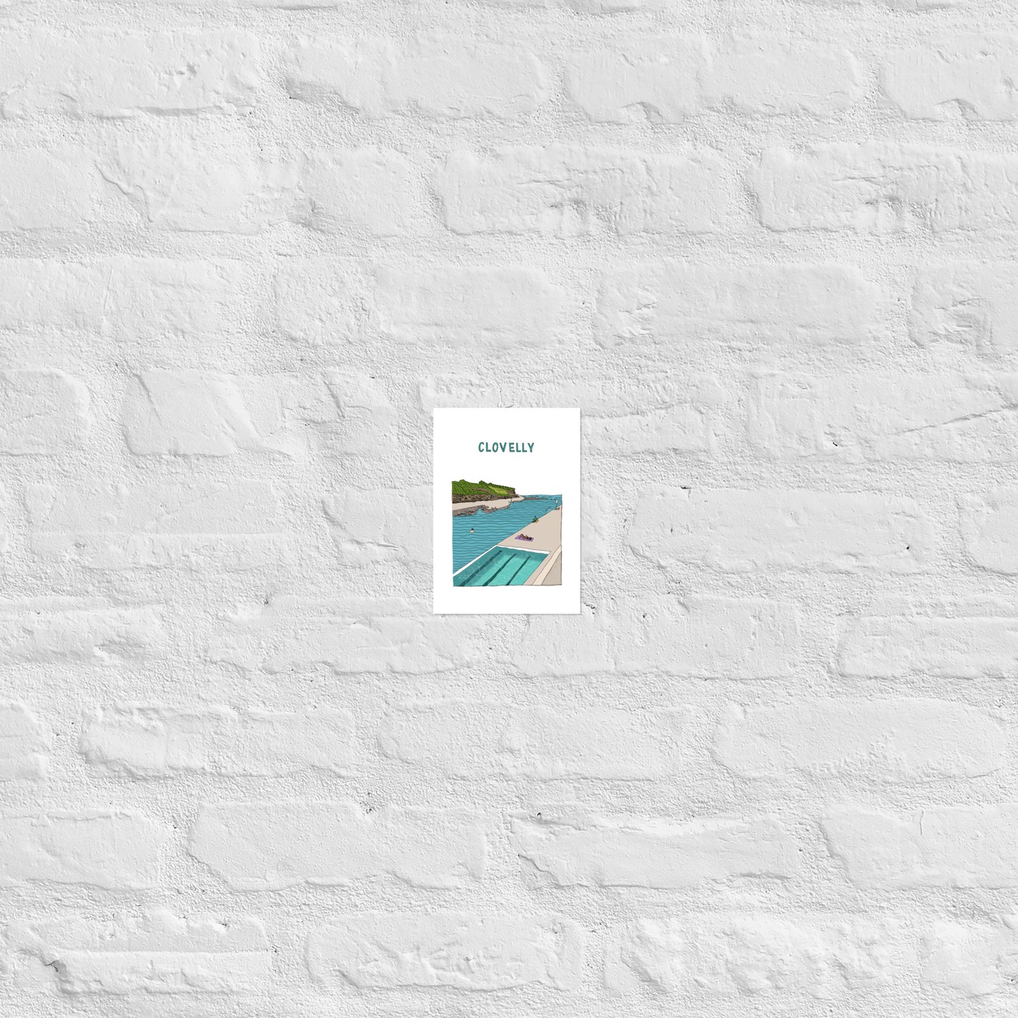 Clovelly Poster - Colour