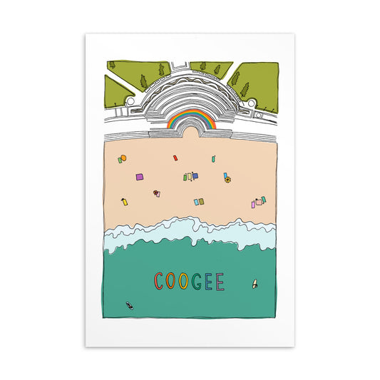 Coogee Beach Postcard