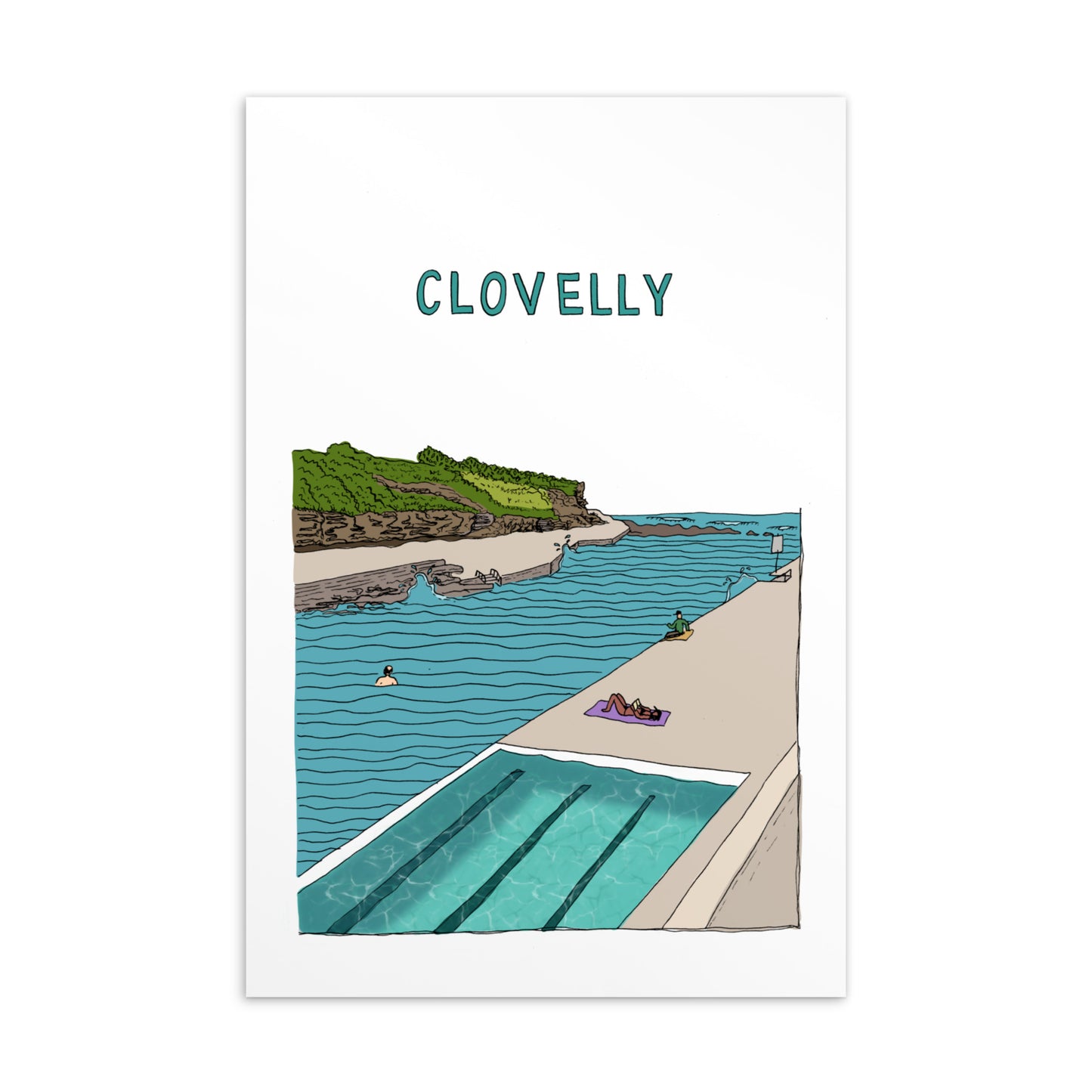 Clovelly Postcard